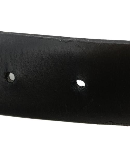 PRADA（プラダ）PRADA (プラダ) バックルレザーベルト/“leather belt with a buckle ブラックの古着・服飾アイテム
