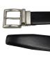 PRADA (プラダ) バックルレザーベルト/“leather belt with a buckle ブラック：12000円