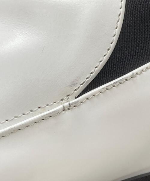 JIL SANDER（ジルサンダー）JIL SANDER (ジルサンダー) メタルヒールサイドゴアブーツ ブラック×ホワイト サイズ:不明の古着・服飾アイテム