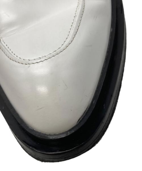JIL SANDER（ジルサンダー）JIL SANDER (ジルサンダー) メタルヒールサイドゴアブーツ ブラック×ホワイト サイズ:不明の古着・服飾アイテム