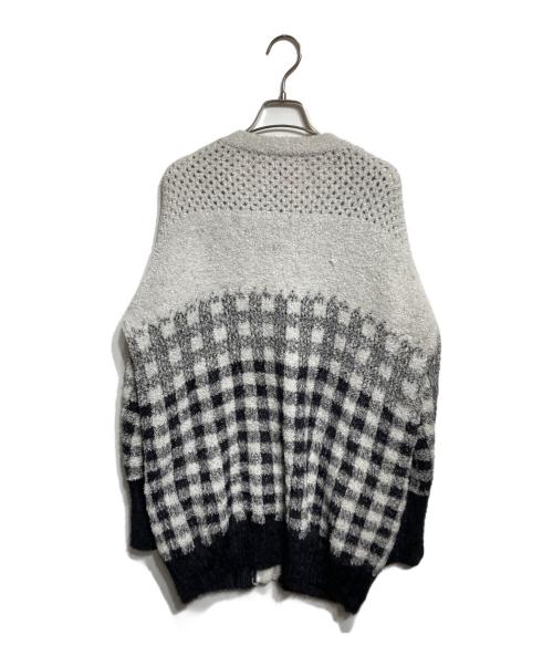 Remneh by rurumu（レムネ バイ ルルムウ）Remneh by rurumu (レムネ バイ ルルムウ) フリンジニットカーディガン/Fringed knit cardigan グレー サイズ:Freeの古着・服飾アイテム
