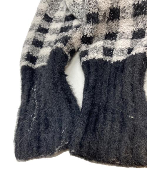 Remneh by rurumu（レムネ バイ ルルムウ）Remneh by rurumu (レムネ バイ ルルムウ) フリンジニットカーディガン/Fringed knit cardigan グレー サイズ:Freeの古着・服飾アイテム