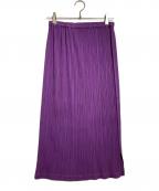 PLEATS PLEASEプリーツプリーズ）の古着「プリーツスカート/Pleated skirt」｜パープル