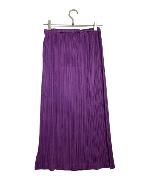 PLEATS PLEASE（プリーツプリーズ）PLEATS PLEASE (プリーツプリーズ) プリーツスカート/Pleated skirt パープル サイズ:3の古着・服飾アイテム