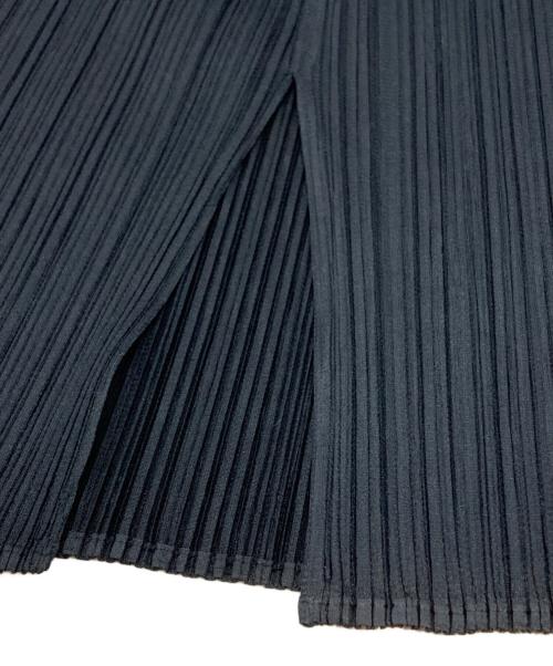 PLEATS PLEASE（プリーツプリーズ）PLEATS PLEASE (プリーツプリーズ) ノースリーブプリーツワンピース/ Sleeveless pleated dress ブラック サイズ:1の古着・服飾アイテム