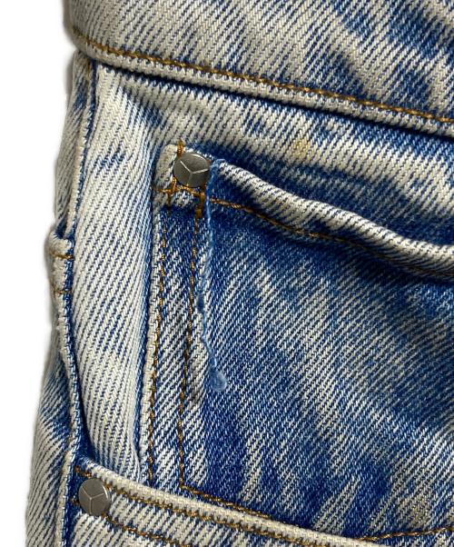 Y. PROJECT（ワイプロジェクト）Y. PROJECT (ワイプロジェクト) ラインストーンデニムパンツ/Rhinestone denim pants インディゴ サイズ:28の古着・服飾アイテム