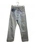 Y. PROJECT（ワイプロジェクト）の古着「ラインストーンデニムパンツ/Rhinestone denim pants」｜インディゴ
