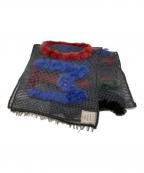 Maison MIHARA YASUHIROメゾン ミハラ ヤスヒロ）の古着「ファー刺繍ネットストール」｜グレー