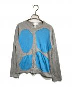 COMME des GARCONS SHIRTコムデギャルソンシャツ）の古着「デザインカットソー」｜ブルー×グレー