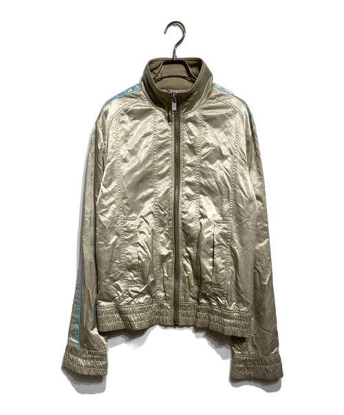 DOLCE & GABBANA（ドルチェ＆ガッバーナ）DOLCE & GABBANA (ドルチェ＆ガッバーナ) 00’S ナイロントラックジャケット ベージュ サイズ:48の古着・服飾アイテム