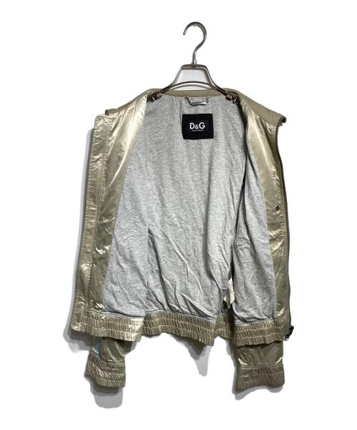 DOLCE & GABBANA（ドルチェ＆ガッバーナ）DOLCE & GABBANA (ドルチェ＆ガッバーナ) 00’S ナイロントラックジャケット ベージュ サイズ:48の古着・服飾アイテム
