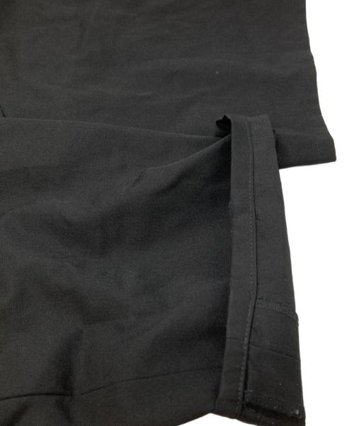 sulvam（サルバム）sulvam (サルバム) ウールギャバ断ち切りパンツ/ Raw-edge wool gabardine trousers ブラック サイズ:Sの古着・服飾アイテム