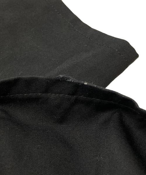 sulvam（サルバム）sulvam (サルバム) ウールギャバ断ち切りパンツ/ Raw-edge wool gabardine trousers ブラック サイズ:Sの古着・服飾アイテム