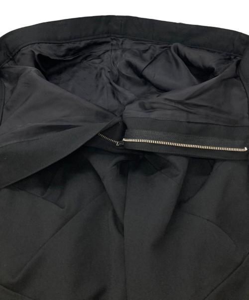 sulvam（サルバム）sulvam (サルバム) ウールギャバ断ち切りパンツ/ Raw-edge wool gabardine trousers ブラック サイズ:Sの古着・服飾アイテム