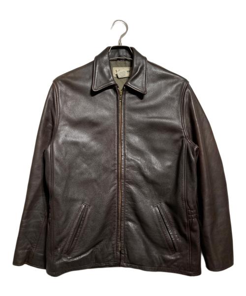 L.L.Bean（エルエルビーン）L.L.Bean (エルエルビーン) 80'S USA製シングルレザージャケット/Single-breasted leather jacket ブラウン サイズ:Sの古着・服飾アイテム