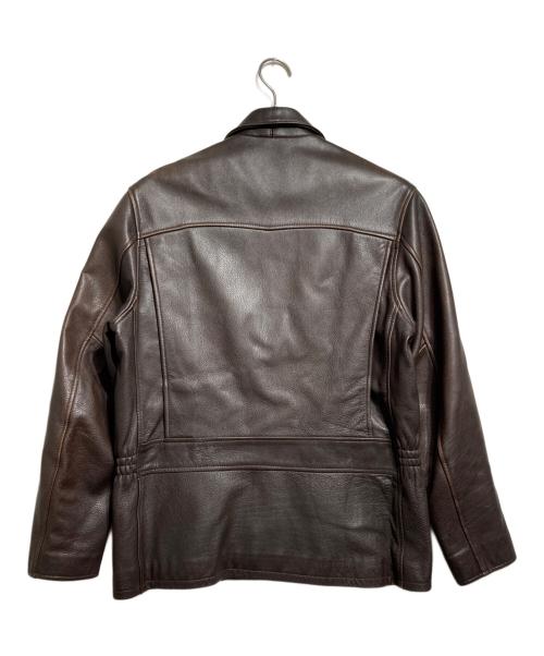 L.L.Bean（エルエルビーン）L.L.Bean (エルエルビーン) 80'S USA製シングルレザージャケット/Single-breasted leather jacket ブラウン サイズ:Sの古着・服飾アイテム