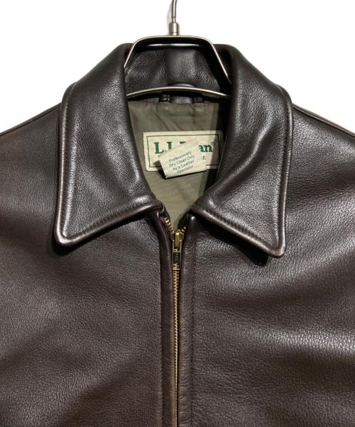 L.L.Bean（エルエルビーン）L.L.Bean (エルエルビーン) 80'S USA製シングルレザージャケット/Single-breasted leather jacket ブラウン サイズ:Sの古着・服飾アイテム