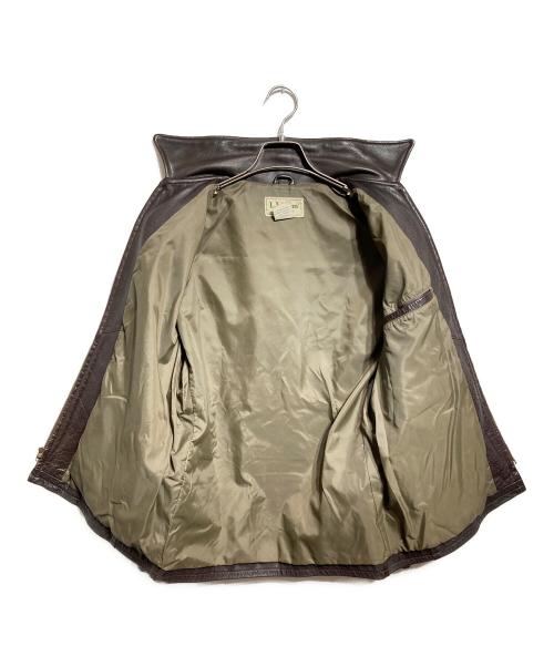 L.L.Bean（エルエルビーン）L.L.Bean (エルエルビーン) 80'S USA製シングルレザージャケット/Single-breasted leather jacket ブラウン サイズ:Sの古着・服飾アイテム