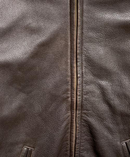 L.L.Bean（エルエルビーン）L.L.Bean (エルエルビーン) 80'S USA製シングルレザージャケット/Single-breasted leather jacket ブラウン サイズ:Sの古着・服飾アイテム