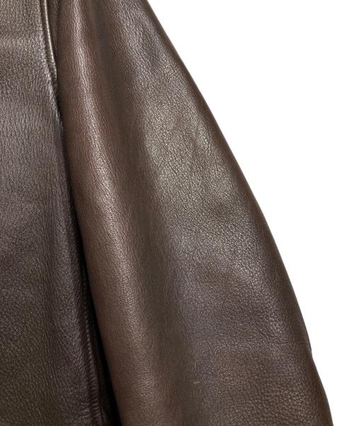 L.L.Bean（エルエルビーン）L.L.Bean (エルエルビーン) 80'S USA製シングルレザージャケット/Single-breasted leather jacket ブラウン サイズ:Sの古着・服飾アイテム