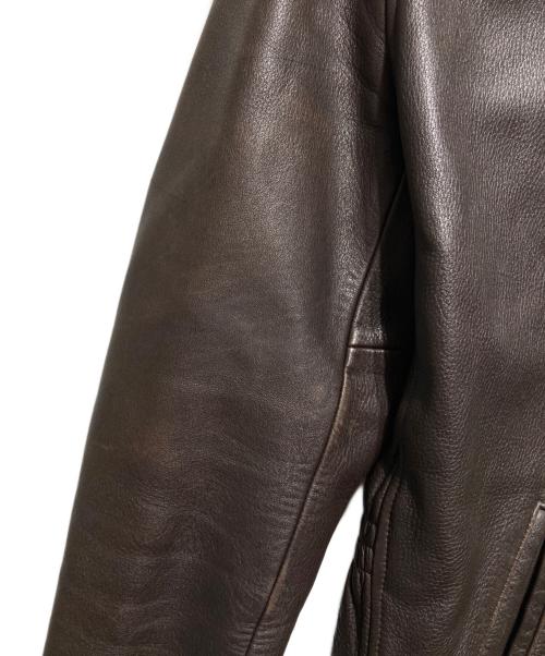 L.L.Bean（エルエルビーン）L.L.Bean (エルエルビーン) 80'S USA製シングルレザージャケット/Single-breasted leather jacket ブラウン サイズ:Sの古着・服飾アイテム