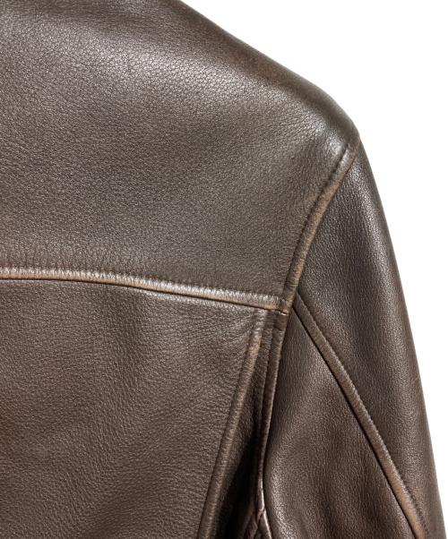L.L.Bean（エルエルビーン）L.L.Bean (エルエルビーン) 80'S USA製シングルレザージャケット/Single-breasted leather jacket ブラウン サイズ:Sの古着・服飾アイテム