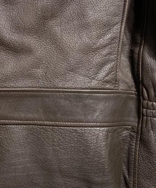 L.L.Bean（エルエルビーン）L.L.Bean (エルエルビーン) 80'S USA製シングルレザージャケット/Single-breasted leather jacket ブラウン サイズ:Sの古着・服飾アイテム