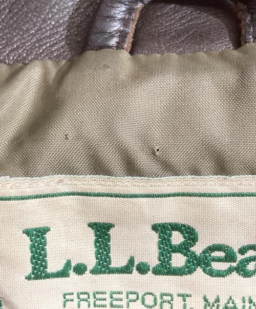 L.L.Bean（エルエルビーン）L.L.Bean (エルエルビーン) 80'S USA製シングルレザージャケット/Single-breasted leather jacket ブラウン サイズ:Sの古着・服飾アイテム