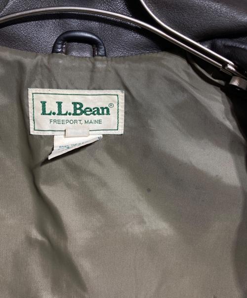 L.L.Bean（エルエルビーン）L.L.Bean (エルエルビーン) 80'S USA製シングルレザージャケット/Single-breasted leather jacket ブラウン サイズ:Sの古着・服飾アイテム