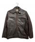 L.L.Bean（エルエルビーン）の古着「80'S USA製シングルレザージャケット/Single-breasted leather jacket」｜ブラウン