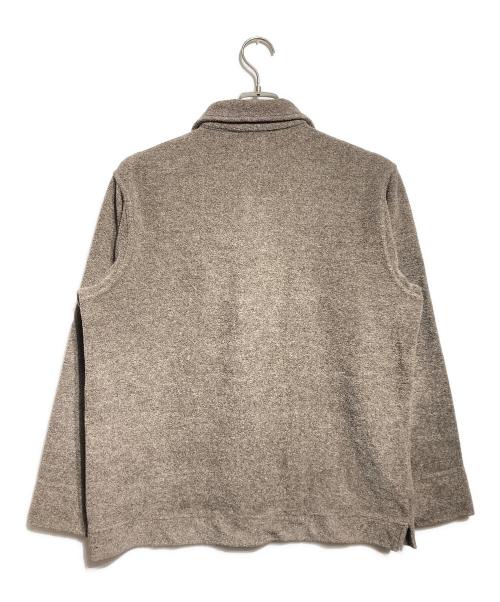 KENZO HOMME（ケンゾーオム）KENZO HOMME (ケンゾーオム) パイルスキッパーシャツ/Pile Skipper Shirt ブラウン サイズ:Fの古着・服飾アイテム