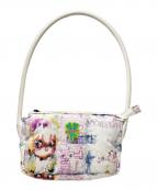 Heaven by Marc Jacobsヘブンバイマークジェイコブス）の古着「キャラクターグラフィックプリントハンドバッグ」｜ホワイト