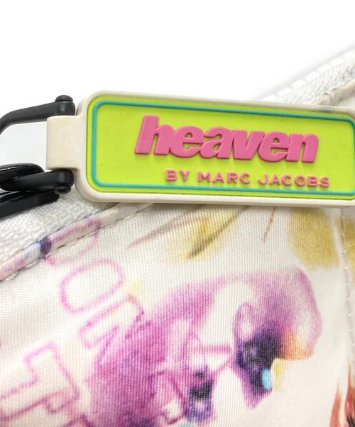 Heaven by Marc Jacobs（ヘブンバイマークジェイコブス）Heaven by Marc Jacobs (ヘブンバイマークジェイコブス) キャラクターグラフィックプリントハンドバッグ ホワイトの古着・服飾アイテム