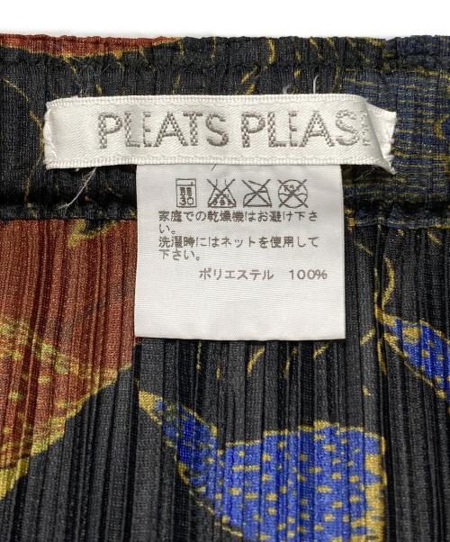 PLEATS PLEASE（プリーツプリーズ）PLEATS PLEASE (プリーツプリーズ) 総柄プリーツスカート/Pleated Skirt ブラック サイズ:3の古着・服飾アイテム