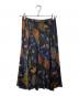 PLEATS PLEASE（プリーツプリーズ）の古着「総柄プリーツスカート/Pleated Skirt」｜ブラック