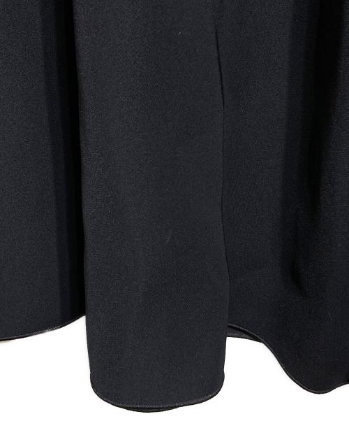 FOXEY NEWYORK（フォクシーニューヨーク）FOXEY NEWYORK (フォクシーニューヨーク) タックワイドパンツ/ Pleated Wide-Leg Trousers ネイビー サイズ:38の古着・服飾アイテム