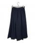 FOXEY NEWYORK (フォクシーニューヨーク) タックワイドパンツ/ Pleated Wide-Leg Trousers ネイビー サイズ:38：9000円