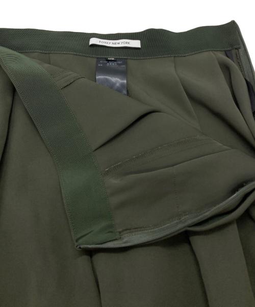 FOXEY NEWYORK（フォクシーニューヨーク）FOXEY NEWYORK (フォクシーニューヨーク) ガウチョパンツ/Gaucho pants オリーブ サイズ:38の古着・服飾アイテム