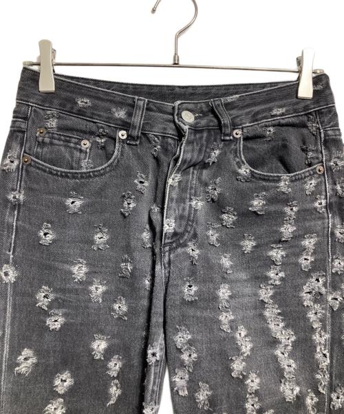 MM6 Maison Margiela（エムエムシックスメゾンマルジェラ）MM6 Maison Margiela (エムエムシックスメゾンマルジェラ) フレアダメージパンツ/Flared distressed pants グレー サイズ:38の古着・服飾アイテム