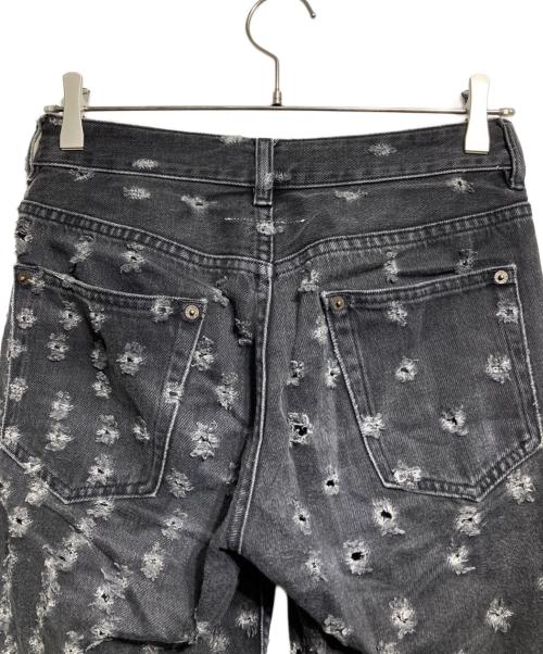 MM6 Maison Margiela（エムエムシックスメゾンマルジェラ）MM6 Maison Margiela (エムエムシックスメゾンマルジェラ) フレアダメージパンツ/Flared distressed pants グレー サイズ:38の古着・服飾アイテム