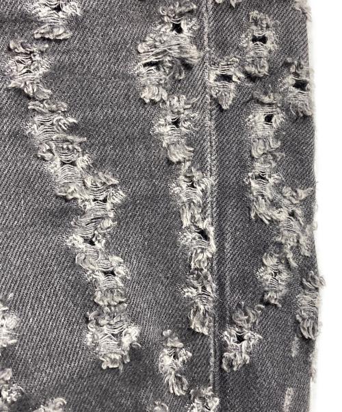 MM6 Maison Margiela（エムエムシックスメゾンマルジェラ）MM6 Maison Margiela (エムエムシックスメゾンマルジェラ) フレアダメージパンツ/Flared distressed pants グレー サイズ:38の古着・服飾アイテム