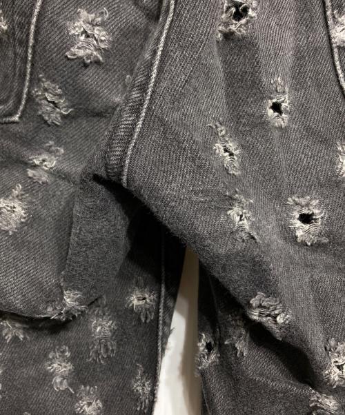 MM6 Maison Margiela（エムエムシックスメゾンマルジェラ）MM6 Maison Margiela (エムエムシックスメゾンマルジェラ) フレアダメージパンツ/Flared distressed pants グレー サイズ:38の古着・服飾アイテム
