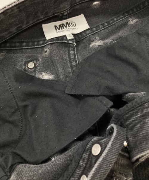 MM6 Maison Margiela（エムエムシックスメゾンマルジェラ）MM6 Maison Margiela (エムエムシックスメゾンマルジェラ) フレアダメージパンツ/Flared distressed pants グレー サイズ:38の古着・服飾アイテム