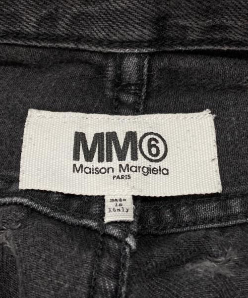 MM6 Maison Margiela（エムエムシックスメゾンマルジェラ）MM6 Maison Margiela (エムエムシックスメゾンマルジェラ) フレアダメージパンツ/Flared distressed pants グレー サイズ:38の古着・服飾アイテム