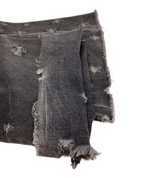 MM6 Maison Margiela（エムエムシックスメゾンマルジェラ）MM6 Maison Margiela (エムエムシックスメゾンマルジェラ) フレアダメージパンツ/Flared distressed pants グレー サイズ:38の古着・服飾アイテム