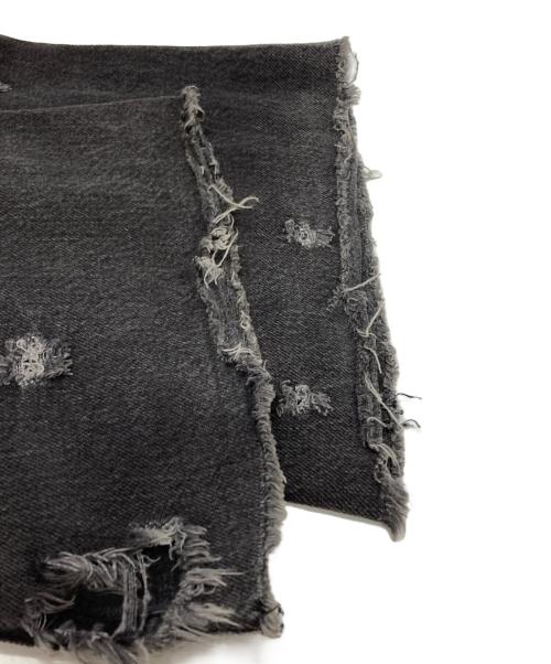MM6 Maison Margiela（エムエムシックスメゾンマルジェラ）MM6 Maison Margiela (エムエムシックスメゾンマルジェラ) フレアダメージパンツ/Flared distressed pants グレー サイズ:38の古着・服飾アイテム