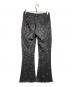MM6 Maison Margiela (エムエムシックスメゾンマルジェラ) フレアダメージパンツ/Flared distressed pants グレー サイズ:38：15000円