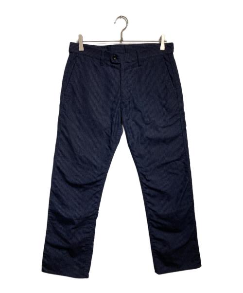 COMME des GARCONS HOMME（コムデギャルソン オム）COMME des GARCONS HOMME (コムデギャルソン オム) ウール混スラックス/Wool-blend trousers ネイビー サイズ:Mの古着・服飾アイテム