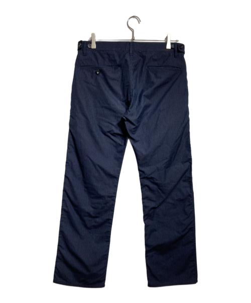 COMME des GARCONS HOMME（コムデギャルソン オム）COMME des GARCONS HOMME (コムデギャルソン オム) ウール混スラックス/Wool-blend trousers ネイビー サイズ:Mの古着・服飾アイテム