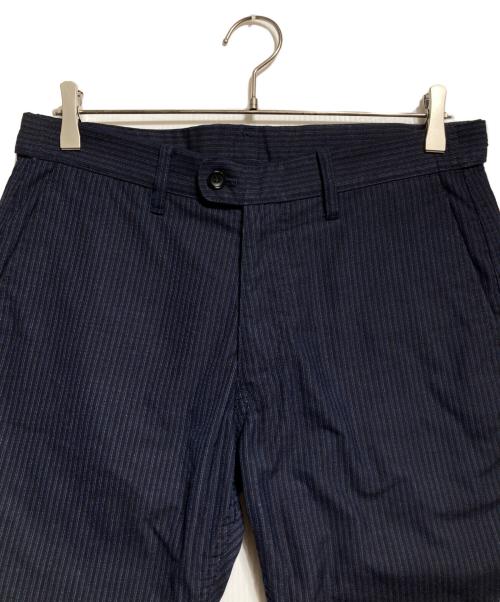 COMME des GARCONS HOMME（コムデギャルソン オム）COMME des GARCONS HOMME (コムデギャルソン オム) ウール混スラックス/Wool-blend trousers ネイビー サイズ:Mの古着・服飾アイテム